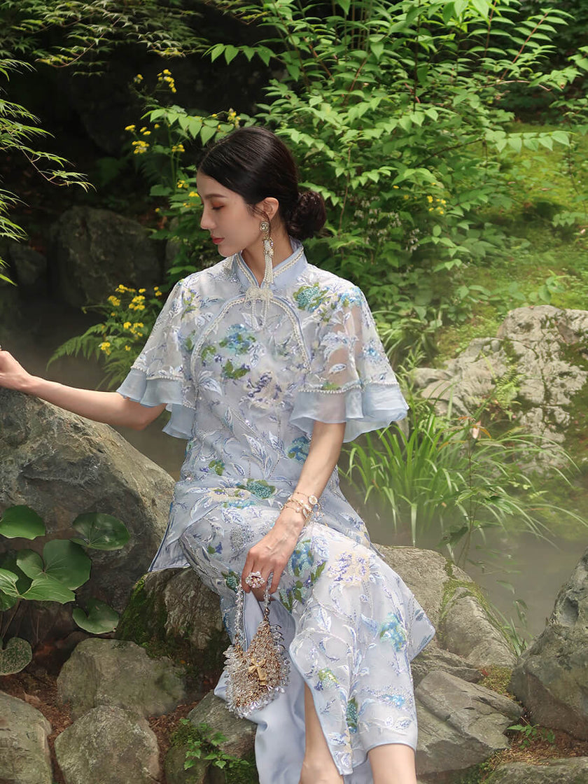 Bead_Embroidery_Frog_Closure_Button_Top_and_Split_Skirt_Set_14