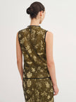 Gold_Flower_Jacquard_Sleeveless_Knitted_Vest_and_Skirt_Set_4