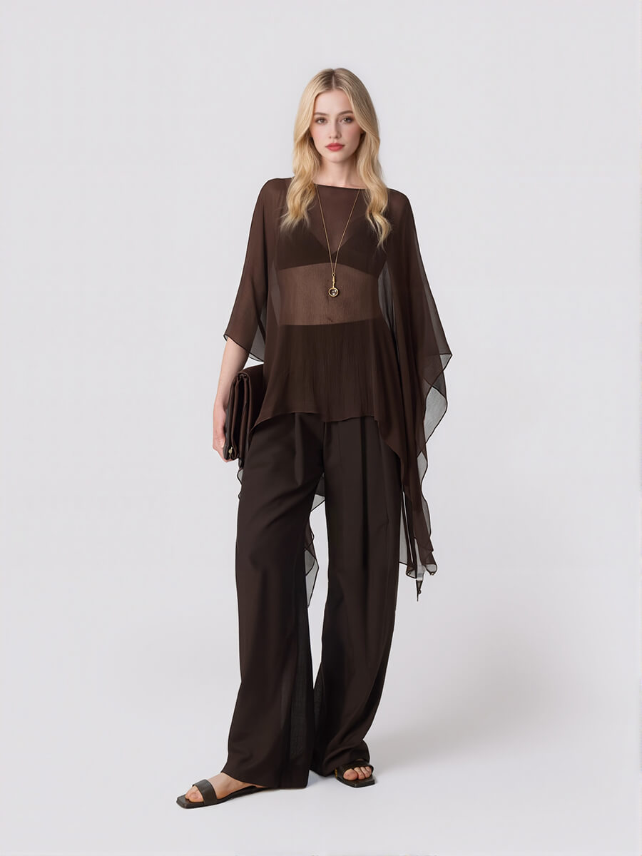 Mesh_See_Through_Irregular_Hem_Silk_Top_1
