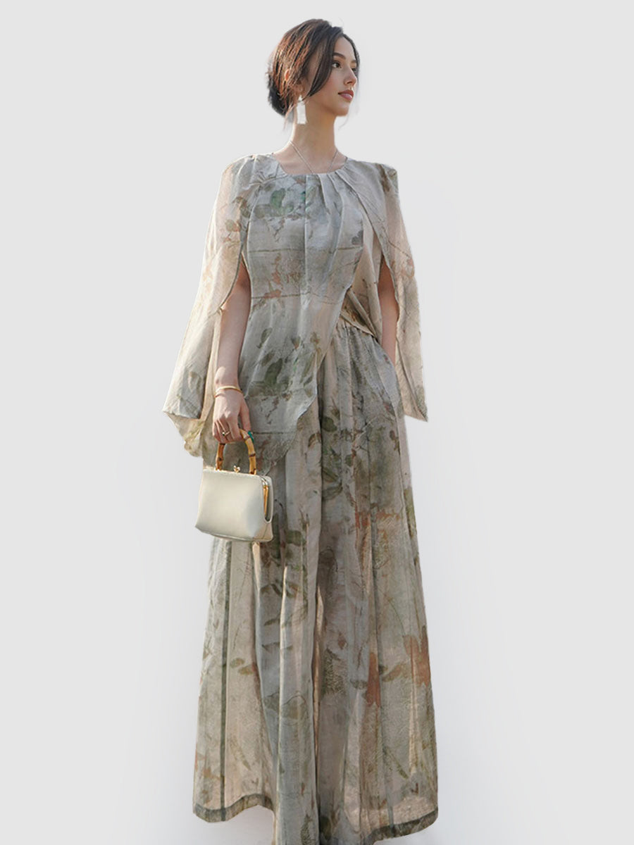 Pleated_Asymmetric_Printed_Top_and_Wide-leg_Pants_Set