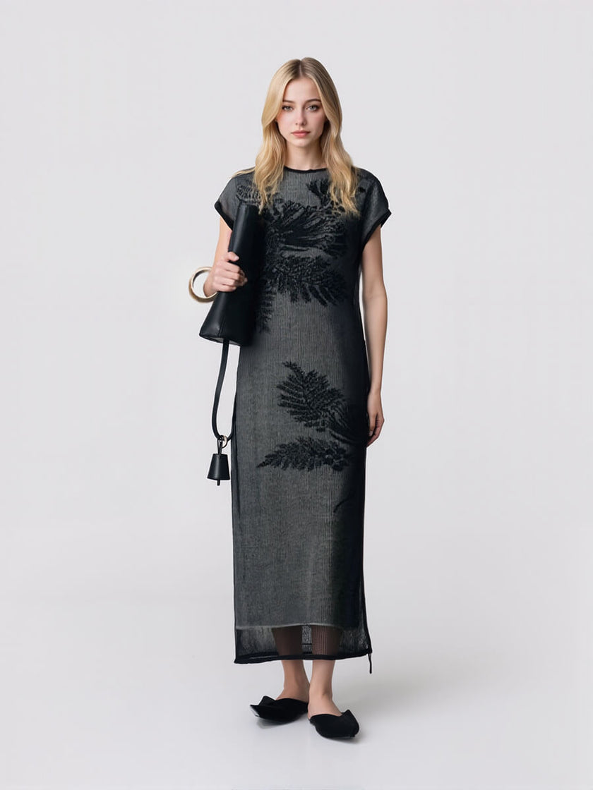 Round_Neck_Jacquard_Knit_Dress_1