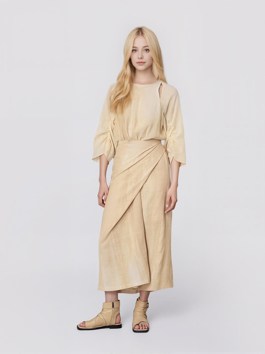 Spliced_Waist-cinching_Irregular_Wrap_Dress_21