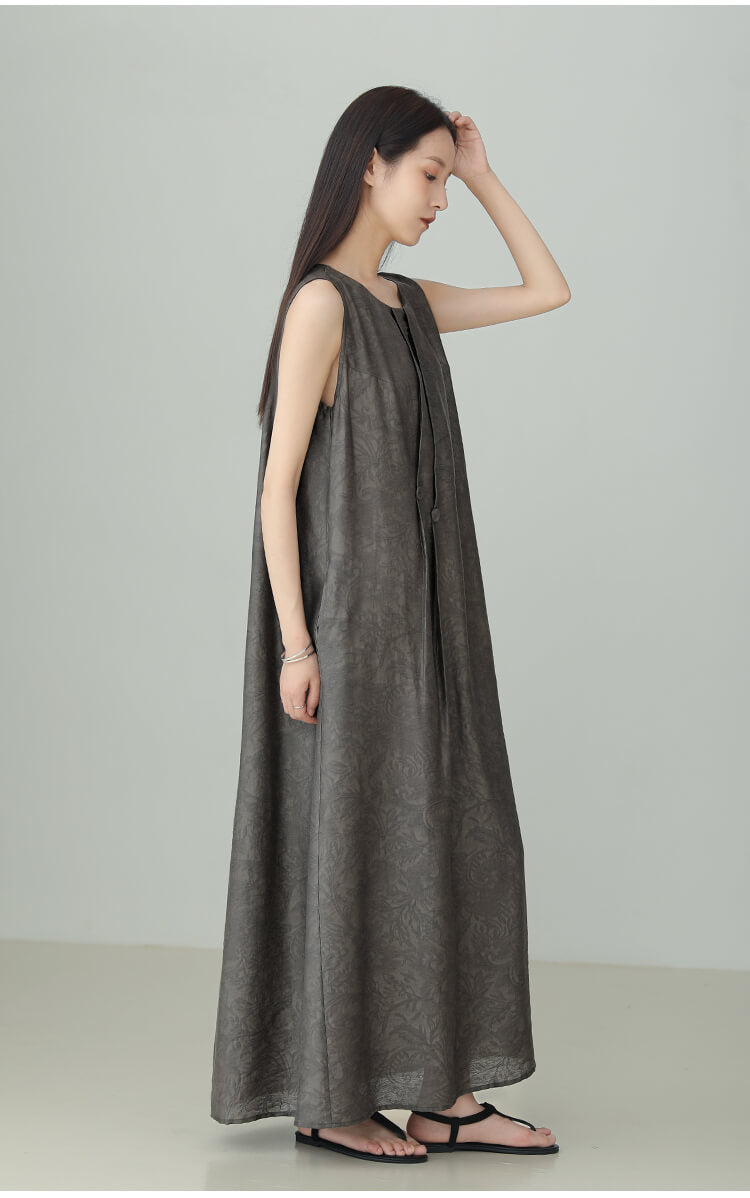 Tencel_Linen_Sleeveless_Hollow_Back_Maxi_Dress_7